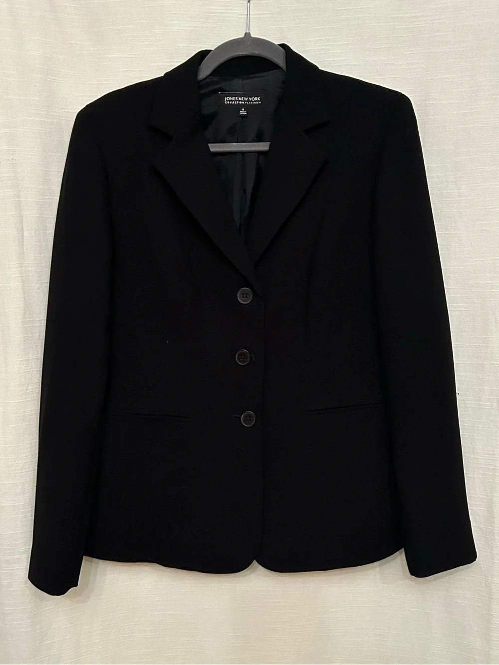 Jones New York Black Women's Single-Breasted Blazer